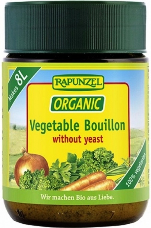 Vegetable Stock Bouillon Powder Yeast Free Rapunzel Org. (160g)
